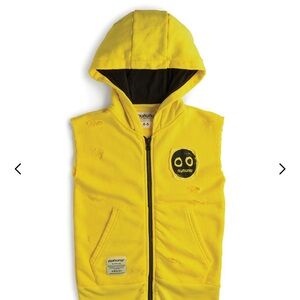 Nununu Yellow Sleeveless Hoodie